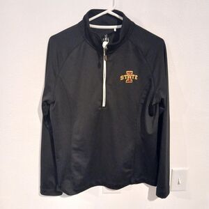 Iowa State Cyclones Black 1/4 zip CBUK Women's Size Large